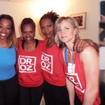 SusieQ FitLife behind the scenes on the Dr. Oz Show!