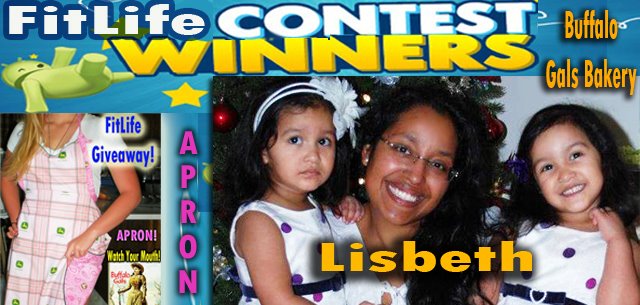 Our Buffalo Gals Bakery Contest SusieQ FitLife Winner is Lisbeth!
