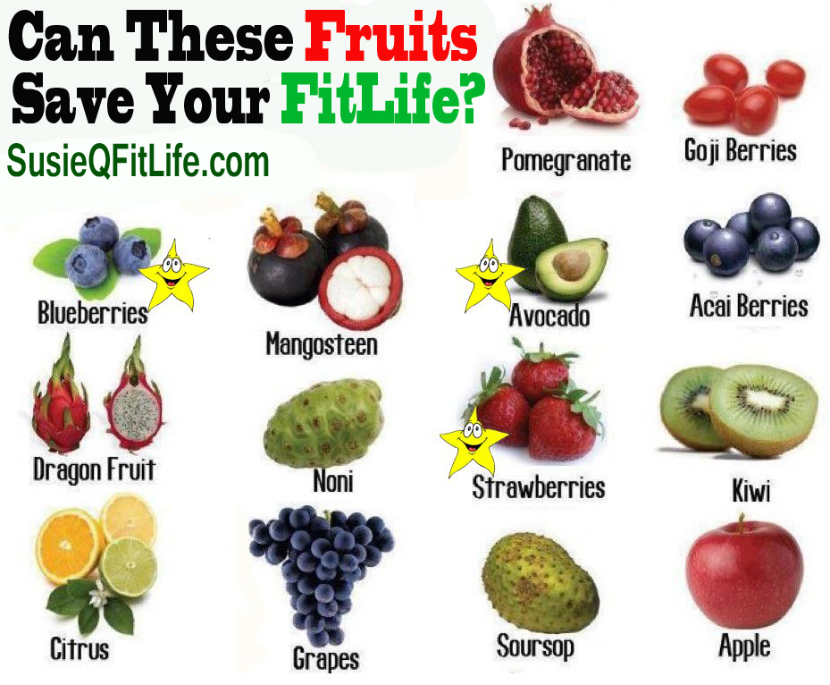 Can Antioxidant, Cancer Fighting Fruits Can Save Your Life on SusieQ FitLife!