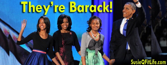 Barack Obama Wins Re-Election! Reports by SusieQ FitLife!
