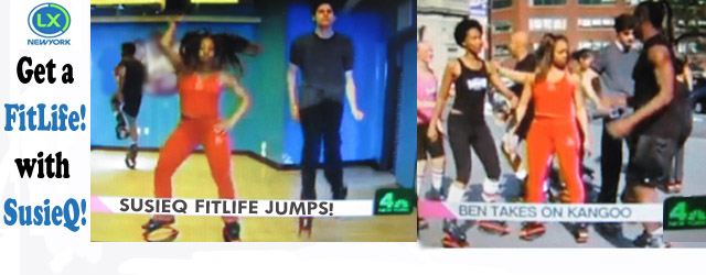 SusieQ FitLife Jumps on LXNY NBC!