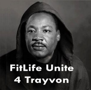 Martin Luther King wears hoodie for Trayvon Martin on SusieQ FitLife Unite!