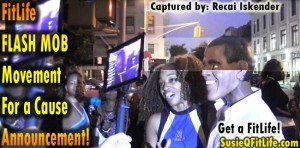 Harlem4Obama & SusieQ FitLife Flash Mob Dance Broadcast Live! Susie Q