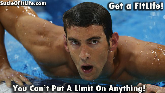 Michael Phelps is Outstanding! Motivational Quote on SusieQFitLife!