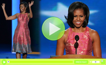 Michelle Obama Addresses Democratic Convention on BloombergTV with SusieQ FitLife!